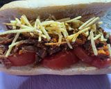 Foto del paso 4 de la receta: Sándwich de entrecotte braseado