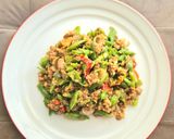 Foto langkah ke 4 dari resep Tumis Buncis Daging Cincang.