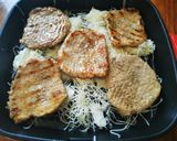 Sajtos-fokhagymás karaj recept fázis 2 fotója