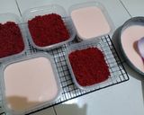 Foto langkah ke 4 dari resep Dessert box Red Velvet.