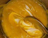 A picture of step 1 of Mango icecream burfi.