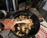 Foto del paso 9 de la receta: Pavo asado con pimientos y un toque de miel