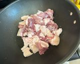 A picture of step 1 of Special Bicol Express w/Chicken Pork Belly & Green Beans.