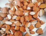A picture of step 2 of Almond chikki.