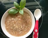 Hình bước làm 3 của món Cháo cua đồng đậu hủ non cho bé
