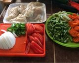 Foto del paso 2 de la receta: Sabanitas de mojarra con vegetales al vapor