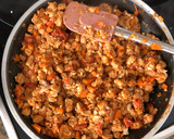 Foto del paso 3 de la receta: Espaguetis con boloñesa de soja texturizada 🍝