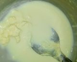 A picture of step 3 of Orange pudding.