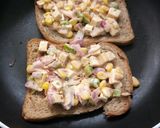 A picture of step 4 of Open paneer sandwich.