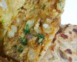 Besan paratha recipe step 4 photo