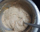 A picture of step 3 of Urad dal kofta in garlicky spinach gravy.