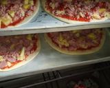 A picture of step 12 of Sausage(Smokies pizza).