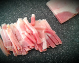 Foto del paso 2 de la receta: Tortilla a la francesa con alcachofas y bacon