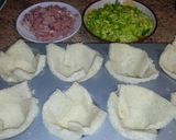 Foto del paso 1 de la receta: Mini cesta de beicon y Crêpes en salsa de queso de cabra