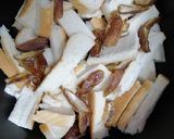 Gambar langkah 6 resipi Puding Roti Kurma Dan Oat.
