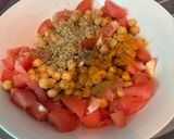 Foto del paso 2 de la receta: Garbanzos crujientes con huevo y tomate en la Freidora