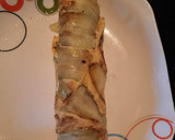 Foto del paso 5 de la receta: Rulo de calabacín, pechuga de pavo, queso crema y aguacate