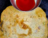 A picture of step 2 of Wheat Cheela.