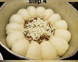 A picture of step 4 of Bubble pizza.
