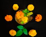 A picture of step 6 of Marigold Flower Tea.