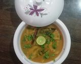 A picture of step 6 of Dal dhokli.