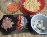 Foto langkah ke 1 dari resep Tumis Jagung dengan wortel tahu.