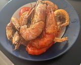 Foto del paso 2 de la receta: Arroz caldoso de gambas rojas y langostinos