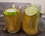 Foto langkah ke 4 dari resep Lemongrass Tea with Honey & Lime (Teh Sereh dgn Madu & Jeruk Nipis).