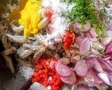 Foto langkah ke 2 dari resep Pepes teri (in France namanya Palai bada 😂) a la Candulicious.