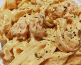 Foto del paso 10 de la receta: Pasta con salsa cremosa y gambas/camarones