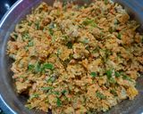 A picture of step 1 of Methi na thepla- 2 methods.