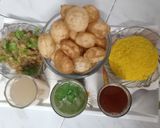 A picture of step 6 of Multi flavour Panipuri.