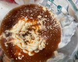 A picture of step 2 of French onion pasta salad.
