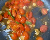 Caprese csirkemell - sült burgonyával recept fázis 4 fotója