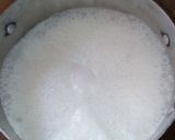 A picture of step 7 of Millet kunu with white rice,fresh groundnut and wheat.