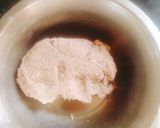 A picture of step 1 of Bajara roti (pearl millet flour / sajje hittu).