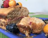 Foto del paso 5 de la receta: Keke integral relleno con fresas y dulce de leche