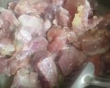A picture of step 1 of Chicken nihari.