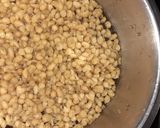 A picture of step 1 of Boondi ka Raita.