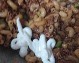 A picture of step 9 of Mutton mince mecroni.