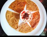 A picture of step 5 of Chini(sugar) Paratha.