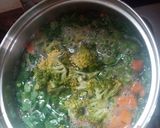 A picture of step 3 of Swiss Chard with Potatoes and Beef.