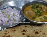 A picture of step 8 of Arvi Gosht.