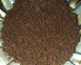 A picture of step 1 of Coffee sponge cake (heart shape, part 1).