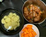 Hình bước làm 1 của món Curry gà (phiên bản không sốt sẵn)