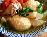Karalábés grízgaluska leves recept fázis 2 fotója
