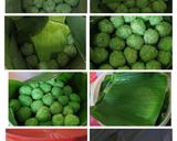 Foto langkah ke 5 dari resep Tape ketan Daun katuk / Tapai lakatan hijau khas Banjarmasin.