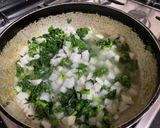 A picture of step 4 of Radish Curry with leaves.