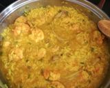 Foto del paso 3 de la receta Arroz con gambas, huevo y langostinos