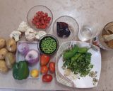 A picture of step 4 of Pav Bhaji.